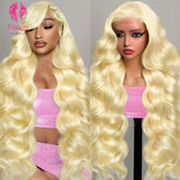 YiWigs #613 Blonde Body Wave Wigs 13*4 Lace Front Human Hair Wigs 613 HD Lace Frontal Wig With Baby Hair