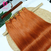 YiWigs Straight #350 Human Hair Double Drawn Natural 12A Grade Virgin Weave Human Hair Raw Bundles
