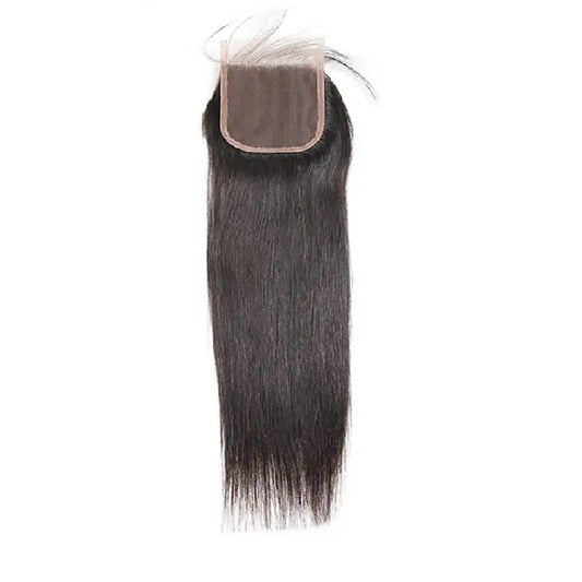 Straight Human Hair 4*4 HD Invisible Transparent Lace Closure Human Hair Closure YiWigs