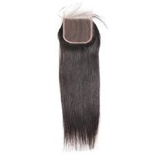 Straight Human Hair 4*4 HD Invisible Transparent Lace Closure Human Hair Closure YiWigs