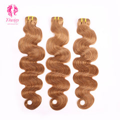 Yiwigs #8 Color Body Wave Hair Bundles 12A Grade 100% Virgin Cuticle Aligned Human Hair Natural Weaving