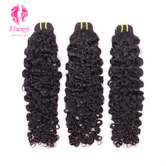 Yiwigs Burmese Curly Hair Bundles 12A Grade 100% Virgin Cuticle Aligned Human Hair Weaving Natural Color