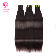 Yiwigs Silk Straight Hair Bundles 12A Grade 100% Virgin Cuticle Aligned Human Hair Natural Weaving