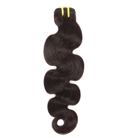 Human Primary Hair Body Wave Braids Natural Black Set YiWigs