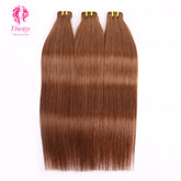 Yiwigs #4 Color Straight Hair Bundles 12A Grade 100% Virgin Cuticle Aligned Human Hair Natural Weaving