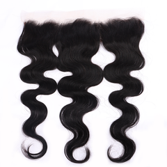 Body Wave Virgin Human Hair 13*4 Transparent Lace Frontal Relaxed Hair YiWigs
