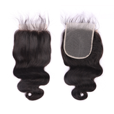 100% Human Virgin Hair Body Wave 5*5 Transparent Lace Closure YiWigs