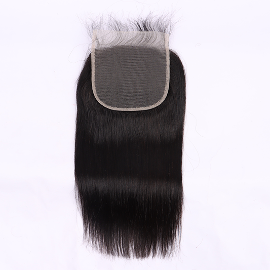Straight Human Hair 5*5 Transparent Lace Closure Human Hair Closure YiWigs