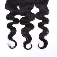 Body Wave Virgin Human Hair 13*4 Transparent Lace Frontal Relaxed Hair YiWigs