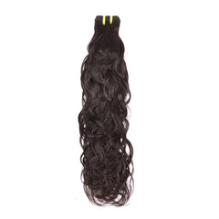 Unprocessed Virgin Human Hair Natural Black Water Wave Hair Single Bundle YiWigs
