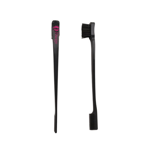 Double-Headed Eyebrow Brush, Hair Dye Brush, Wig Comb