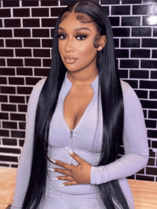 YiWigs Double Drawn Bundles Human Hair 10''-30'' 100% Unprocessed Virgin Hair Natural Black for Women Hair Extensions