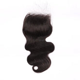 100% Human Virgin Hair Body Wave 4*4HD Transparent Lace Closure YiWigs