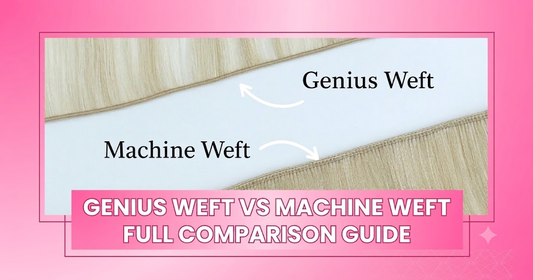 Genius Weft vs Machine Weft Hair Extensions: Which One Is Better for You?