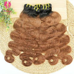 YiWigs Body Wave #1B-30 Human Hair Double Drawn Natural 12A Grade Virgin Weave Human Hair Raw Bundles