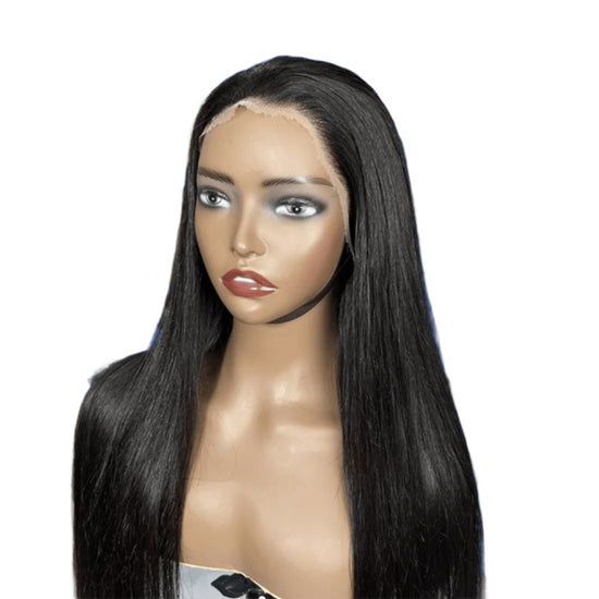 YiWigs Glueless Wigs Human Hair Lace Front Brazilian Straight 13*4 Lace Closure Wig Ready to Wear Pre Cut Pre Plucked Wigs