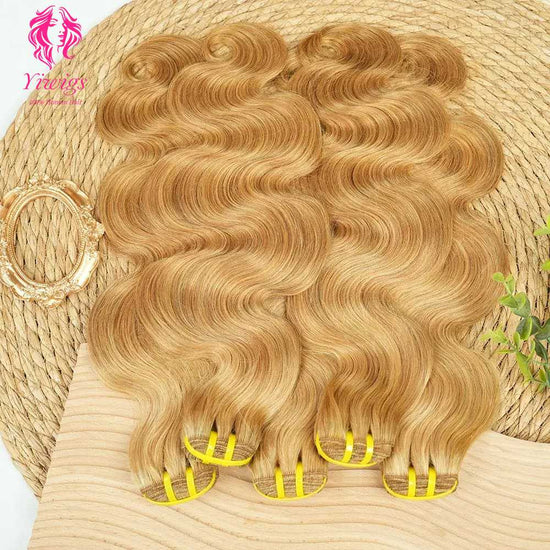 YiWigs Body Wave Human Hair Double Drawn Natural 12A Grade Virgin Weave Human Hair Raw Bundles