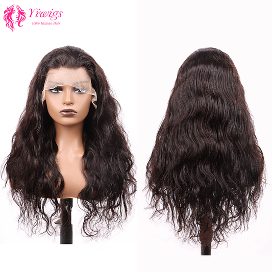 10-40 Inches Body Wave Human Hair Transparent Lace Front 13*4 Wigs YiWigs