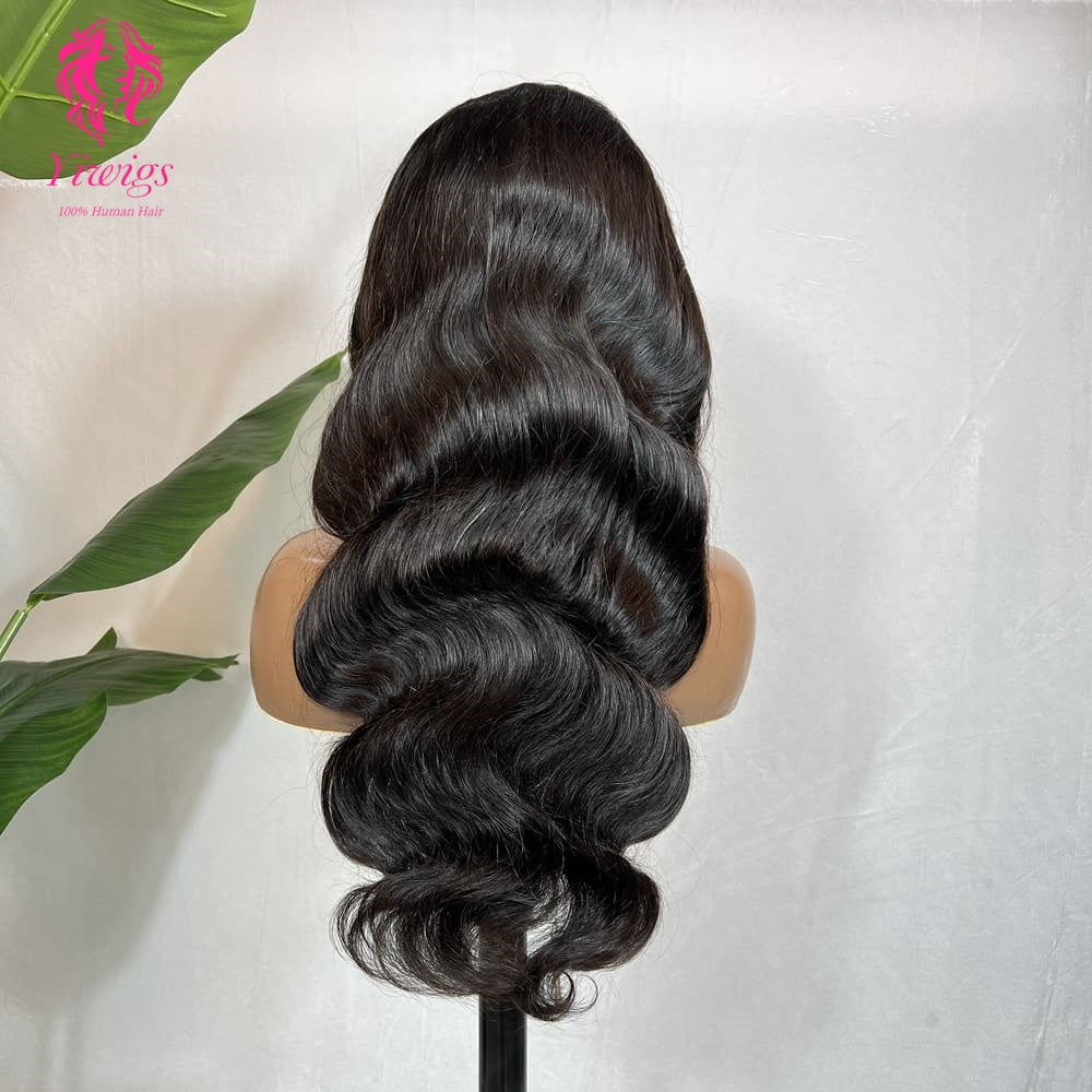 Glueless Wig 13*4 Frontal HD Lace Body Wave Wigs Long Wig