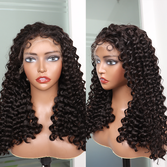 Deep Curly Wigs For Women Human Double Drawn Hair HD 13*4 Lace Front Wig YiWigs