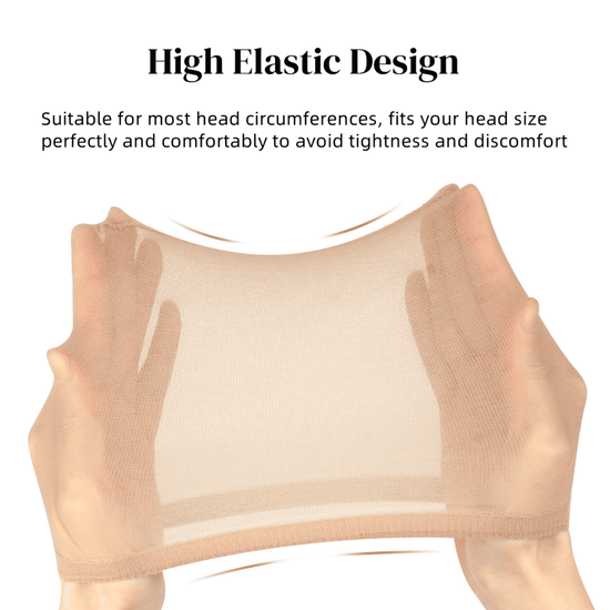 Wig Caps Invisible HD Wig Cap Super Soft And Breathable（1 Pack）