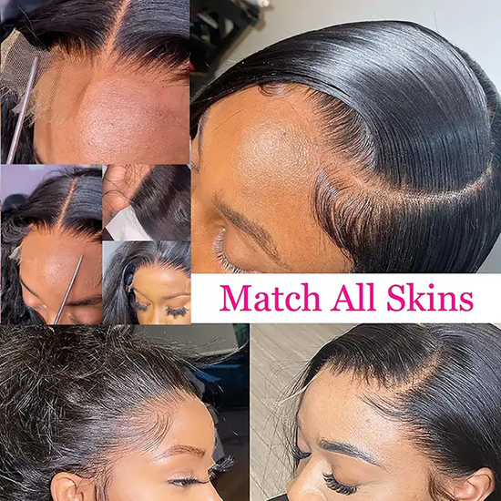 Body Wave 4*4 Lace Closure Wig Real Human Hair Wigs Preplucked With Natural Hairline YiWigs