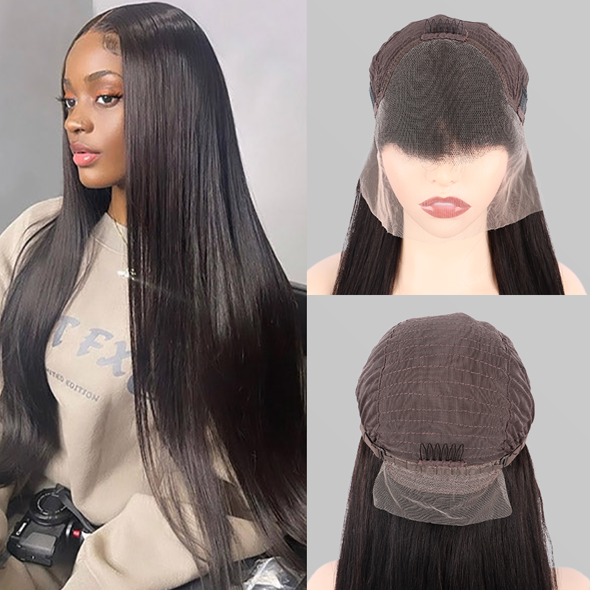 Straight Transparent Invisible Lace Front Human Hair 13*4 Wigs 10-40 inch YiWigs