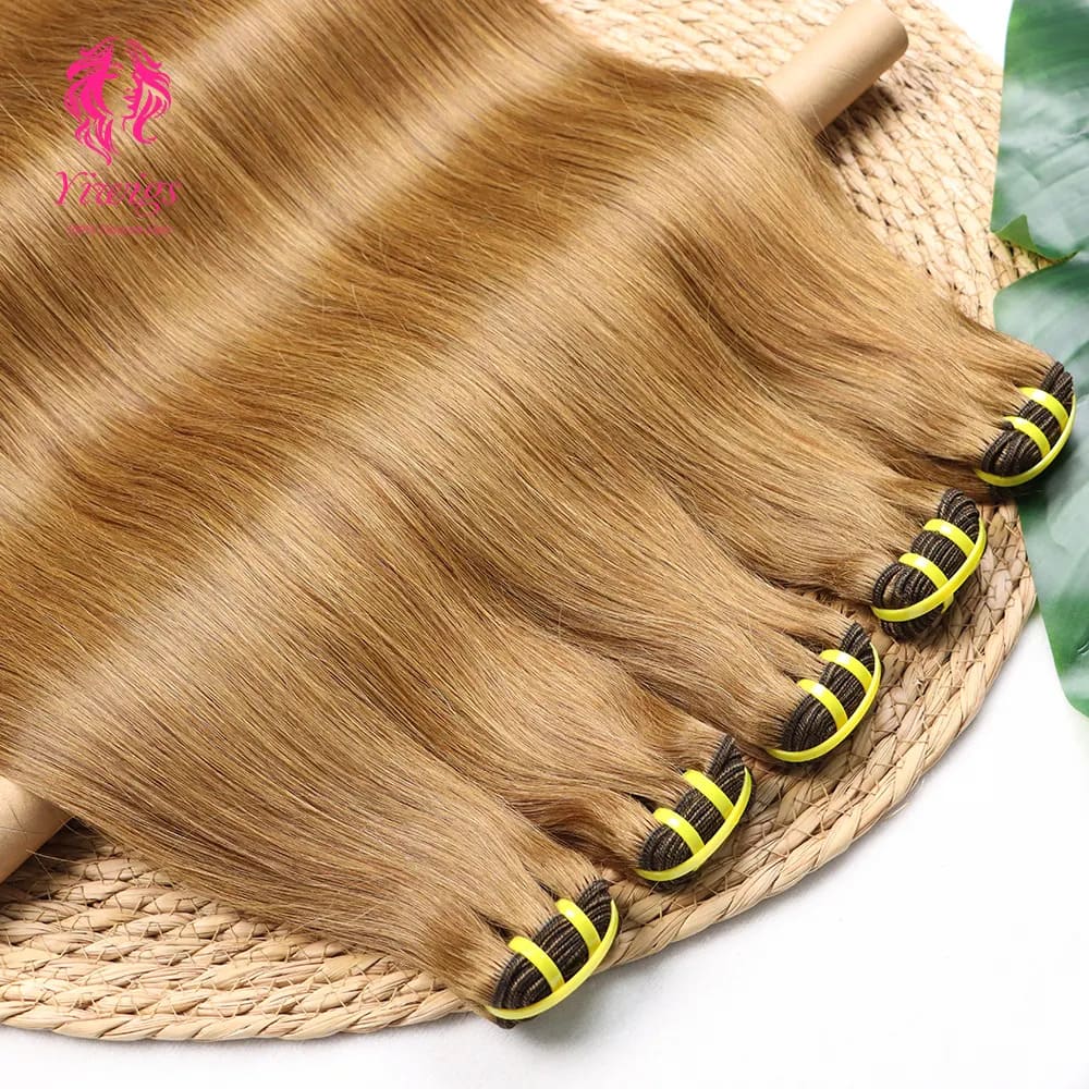 YiWigs Straight Human Hair Double Drawn Natural 12A Grade Virgin Weave Human Hair Raw Bundles