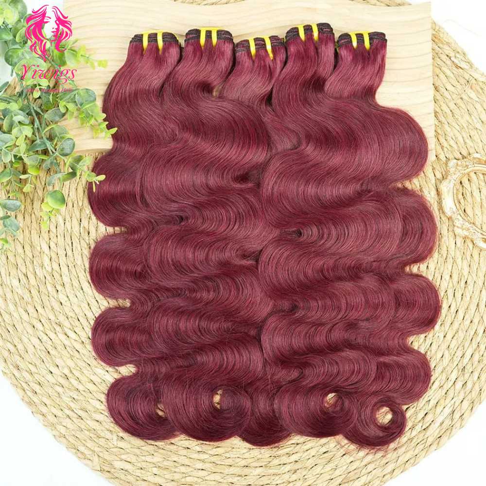 YiWigs Body Wave Human Hair Double Drawn Natural 12A Grade Virgin Weave Human Hair Raw Bundles