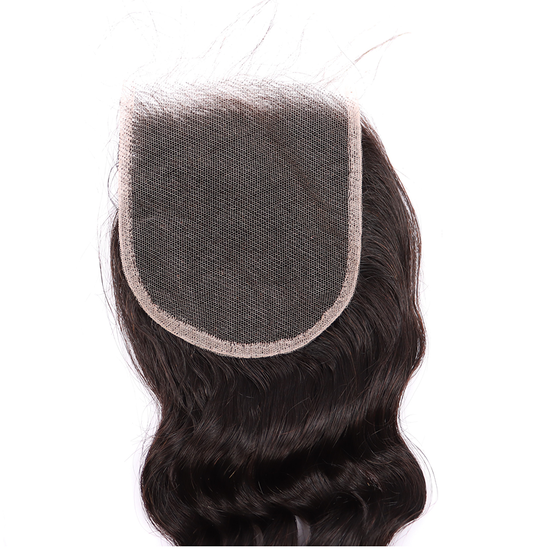 3 Bundles Human Virgin Hair Deep Wave With Invisible 4*4 HD Lace Frontal YiWigs