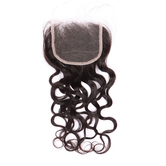 Human Primary Hair Water Wave 4*4 HD  Lace Hair Clips YiWigs