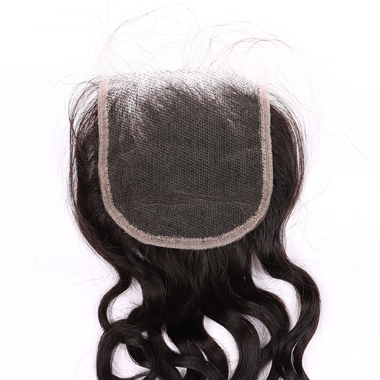 Water Wave 3 Bundles With 4*4 HD HD Lace Frontal Closure Unprocessed Human Hair YiWigs