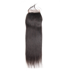 1pc 5*5HD Lace Frontal with 3 Bundles Straight Virgin Hair Weft YiWigs