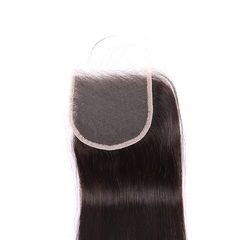 1pc HD Lace Frontal with 3 Bundles Straight Virgin Hair Weft YiWigs