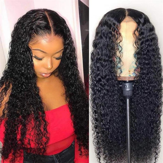 Kinky Curly Wigs For Women Human Double Drawn Hair HD 13*4 Lace Front Wig YiWigs