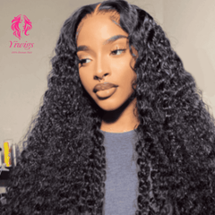 YiWigs 5*5 Transparent HD Lace Closure 10A Closure Human Hair 100% Unprocessed Virgin Lace Closure Human Hair Pre Plucked with Baby Hair Natural Black