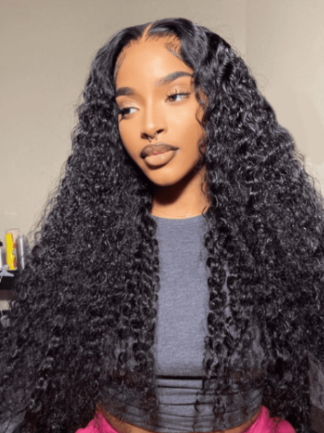 YiWigs 5*5 Real HD Lace Wig 200% Density Human Hair Wigs Pre Plucked Vivid Clean Hairline Ultra-thin Invisible Lace Wig 10-30''