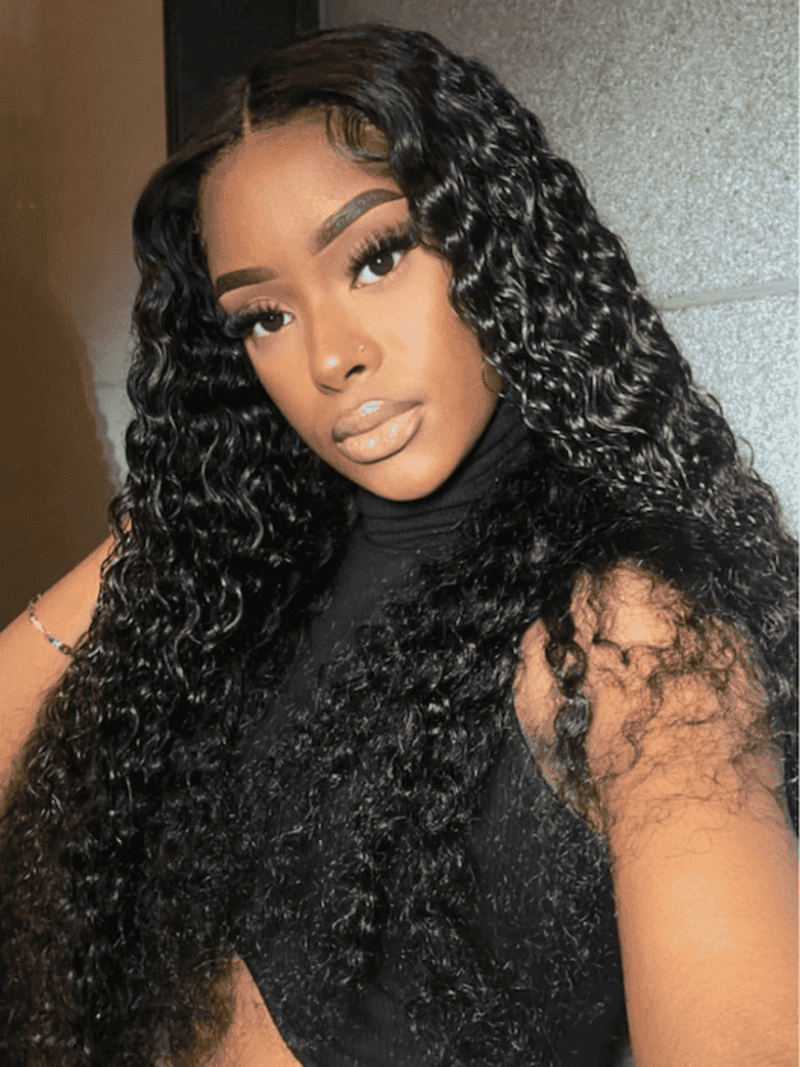 YiWigs 5*5 Real HD Lace Wig 200% Density Human Hair Wigs Pre Plucked Vivid Clean Hairline Ultra-thin Invisible Lace Wig 10-30''