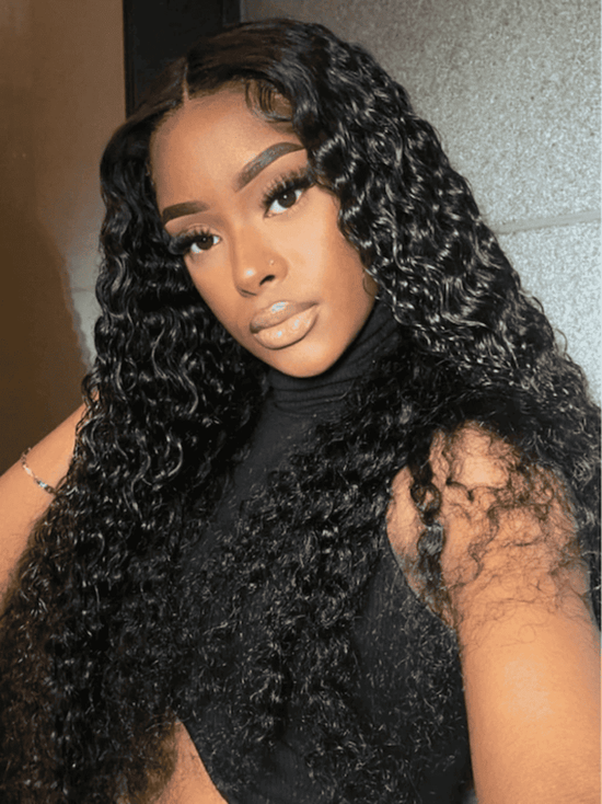 YiWigs 5*5 Real HD Lace Wig 200% Density Human Hair Wigs Pre Plucked Vivid Clean Hairline Ultra-thin Invisible Lace Wig 10-30''