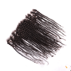 Kinky Curly Human Hair 13*4 HD Invisible Lace Full Frontal YiWigs