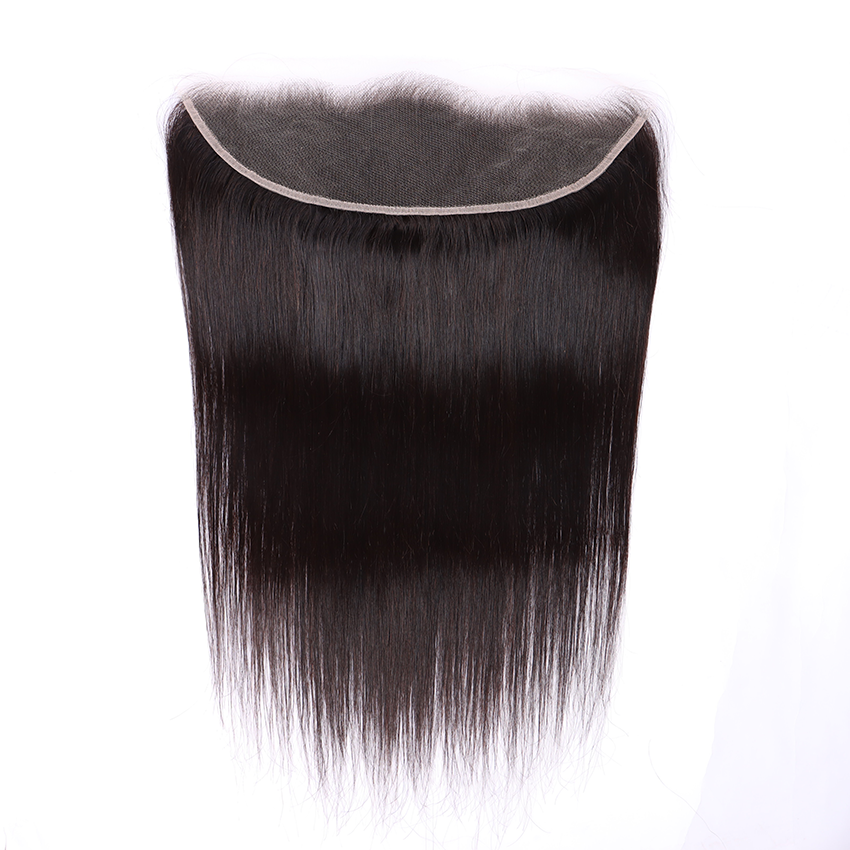 Straight Weave 3 Double Drawn Bundles With 13*4 HD Lace Frontal  Unprocessed High Quality Human Hair YiWigs