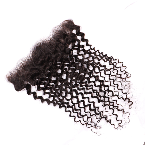 Deep Curly Human Hair 13*4 HD Invisible Lace Full Frontal YiWigs