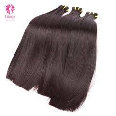 Yiwigs Double Drawn Bone Straight Hair Bundles 12A Grade 100% Virgin Cuticle Aligned Human Hair Natural Weaving