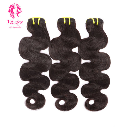 Yiwigs Body Wave Hair Bundles 12A Grade 100% Virgin Cuticle Aligned Human Hair Natural Weaving