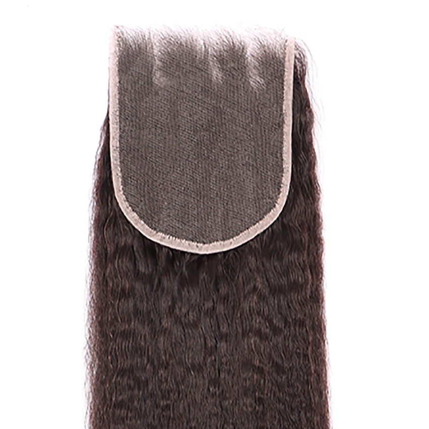 Kinky Straight 5*5 HD Lace Closure Human Virgin Hair YiWigs