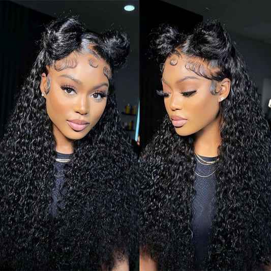 Deep Curly Wigs For Women Human Double Drawn Hair HD 13*4 Lace Front Wig YiWigs