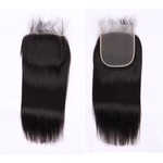 Straight Human Hair 5*5 Transparent Lace Closure Human Hair Closure YiWigs