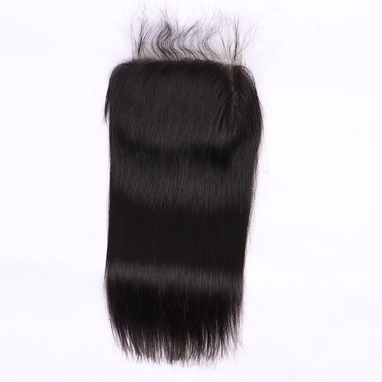 Straight Human Hair 5*5 Transparent Lace Closure Human Hair Closure YiWigs