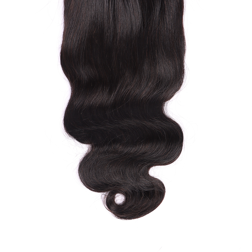 100% Human Virgin Hair Body Wave 5*5 Transparent Lace Closure YiWigs