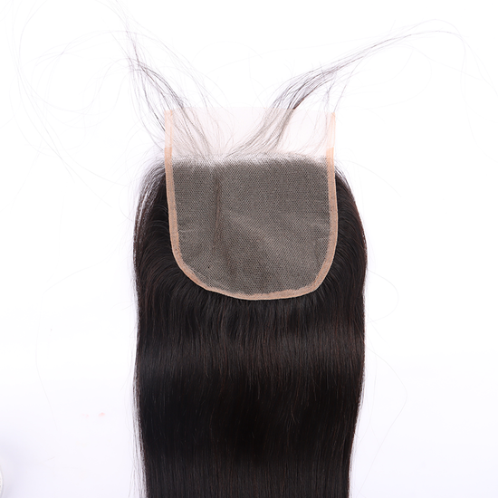 Straight Human Hair 5*5 Transparent Lace Closure Human Hair Closure YiWigs